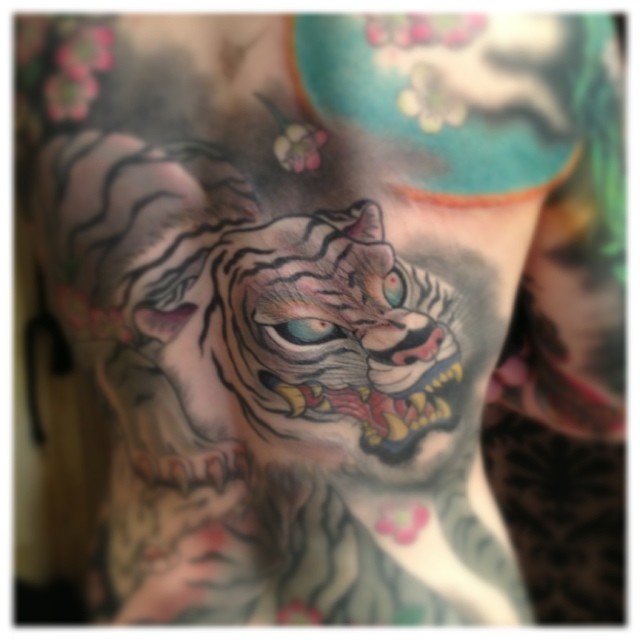 Sneak peak of a back piece recently completed by Jason Kundell. Jason in now booking Spring of 2014. Call the shop!