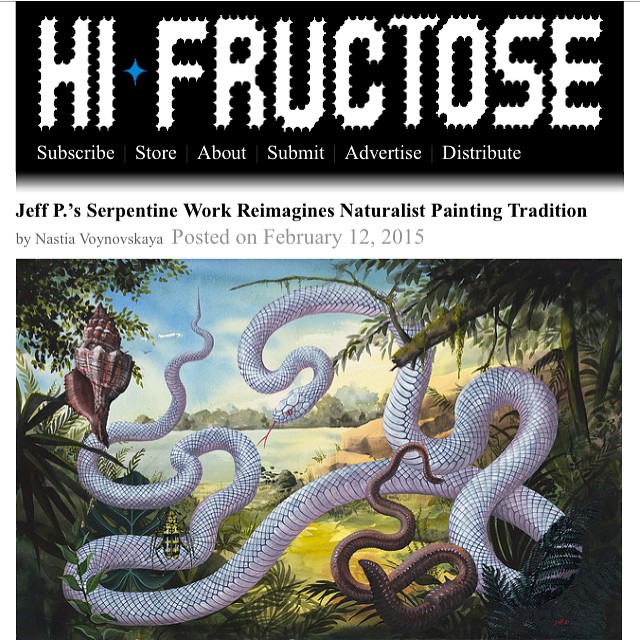 Recent press on Jeff P's fine art